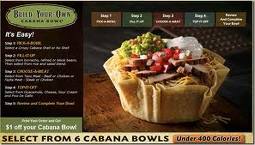 Taco Cabana Menu
