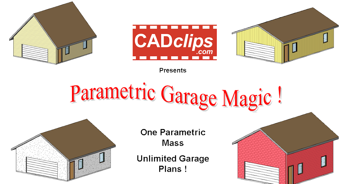 REVIT Rocks ! REVIT Parametric Garage Magic