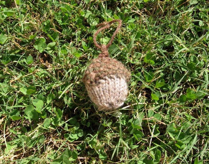 Knitted Acorn