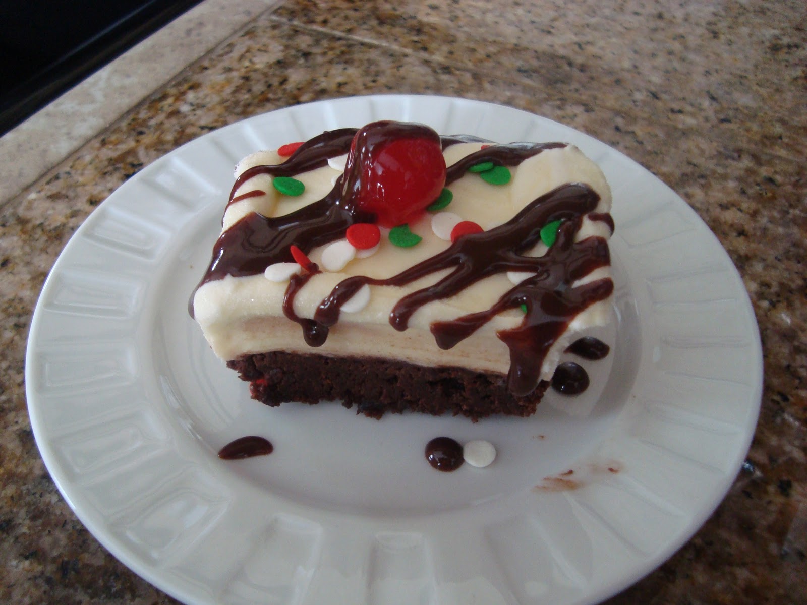 Brownie Ice Cream Cake Julie's Eats & Treats