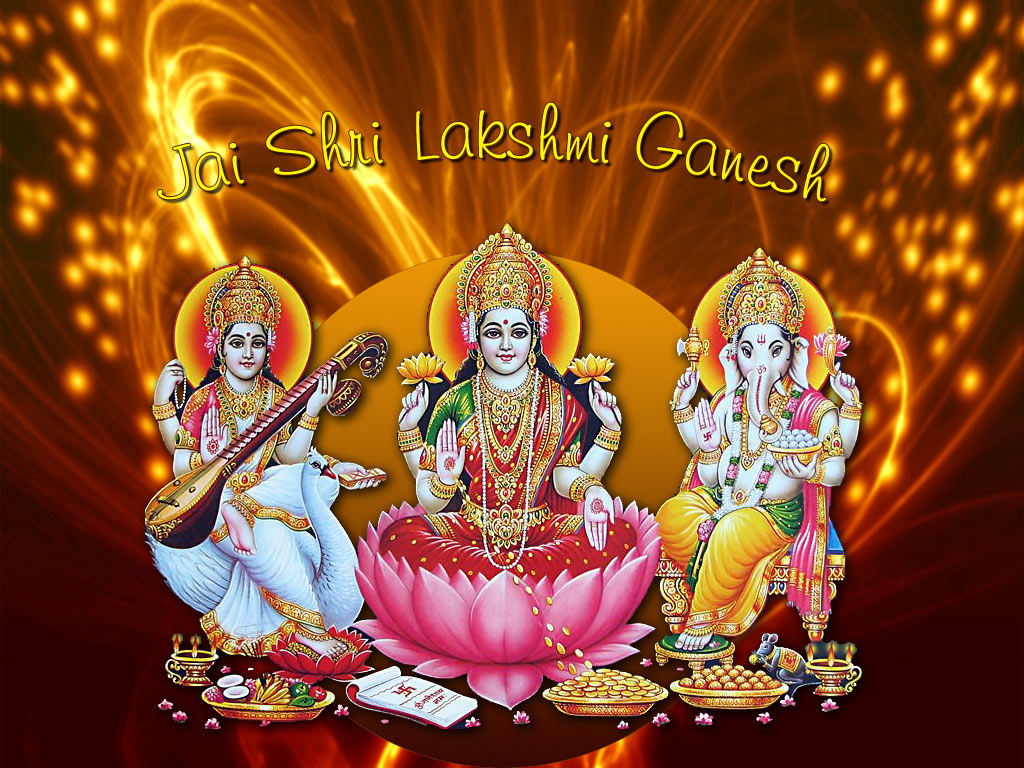 FREE God Wallpaper: Lakshmi Ganesh Pooja Pictures and Wallpaper