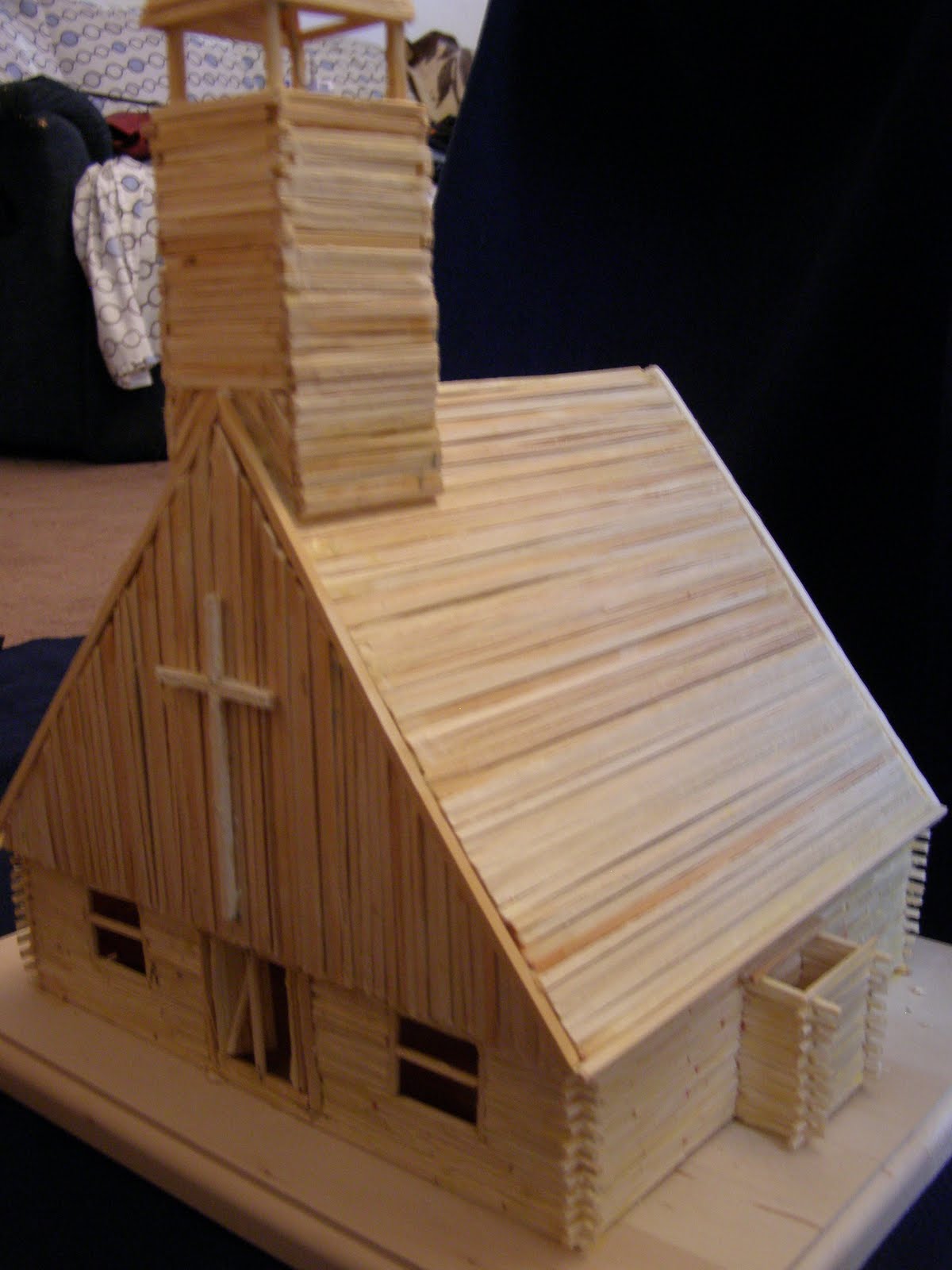 Miniature Log Cabins November 2009