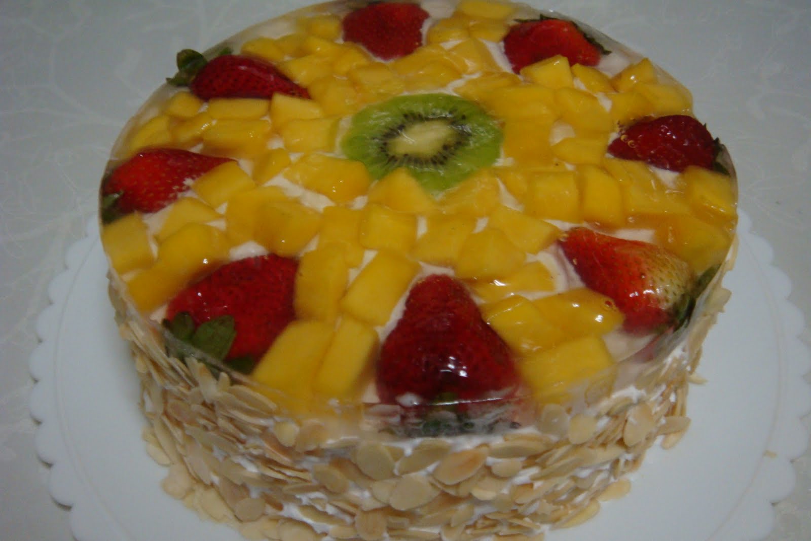 Cookiss @ Sheryl s Kitchen: Mango Fruit Flan Cake