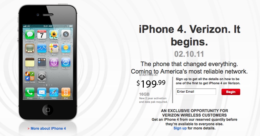 iphone 4 verizon