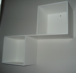 Cubo doble con estante