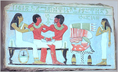 من روائع المتحف المصرى بالقاهرة(1) Tomb+stela+of+Amenemhat+and+his+wife+Iy