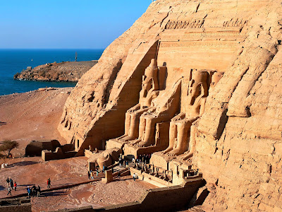 نبذه عن مصر+ صور من مصر Abu+Simbel,+Near+Aswan,+Egypt