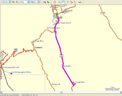 Map from Garmin GPS