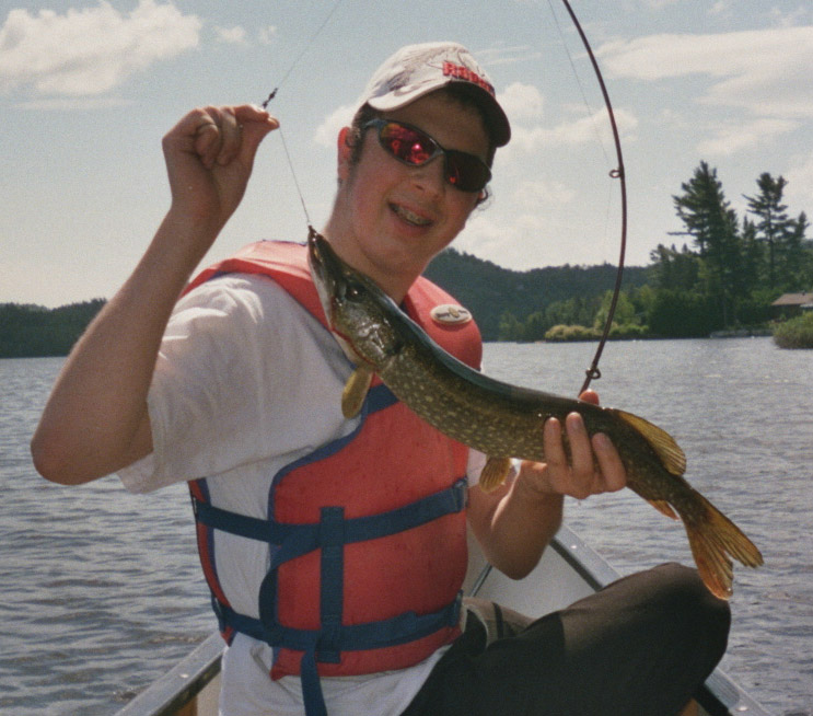 Freshwater sport fishing in Montreal, Quebec and Ontario. Shore