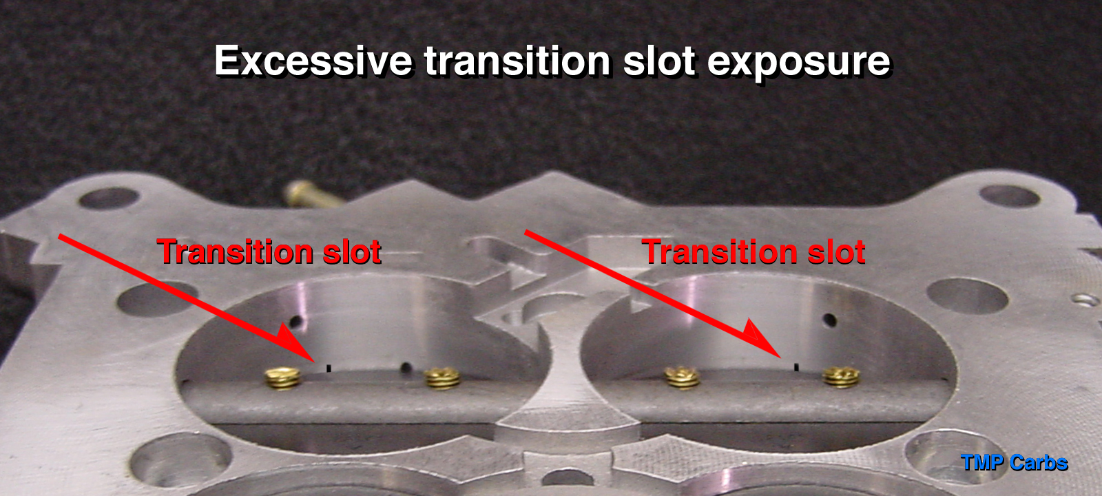 TMP Carbs Racing Automobile Holley Carburetors Mostly Made in America Transition Slot Tuning