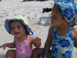 Sarah and Bekah at the Beach