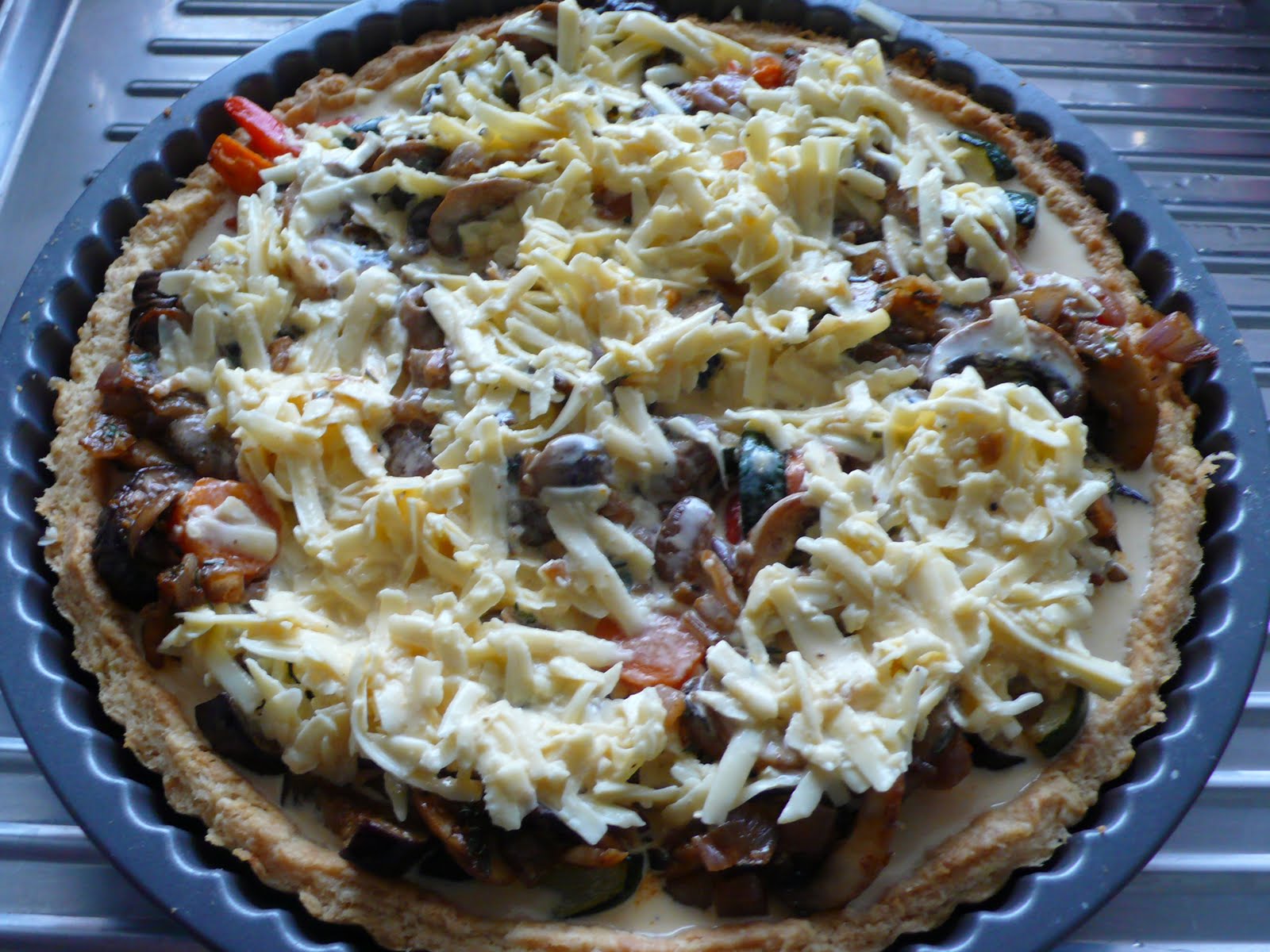Food Endeavours of the Blue Apocalypse: Roasted Vegetable Quiche