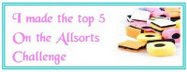 I made the Allsorts Challenge Top 5!