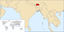 Butão Location