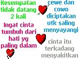 pelajaran tentang cinta