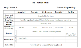 Preschool Lesson Plan Template