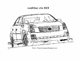 Coloring Pages Free Cadillac Car Coloring Pages