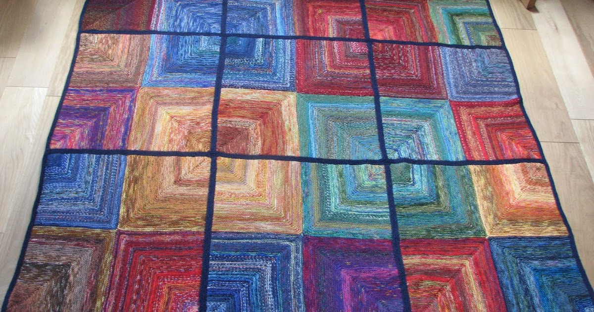 Farbenfaden: 9/9-Farbenfaden-Decke