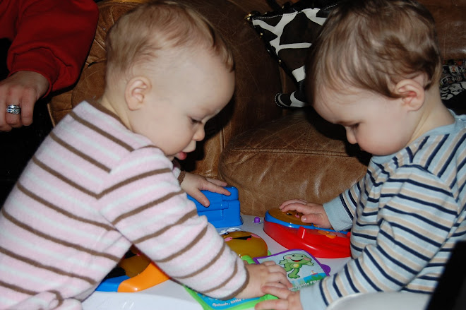 Maddy and Gavin playing