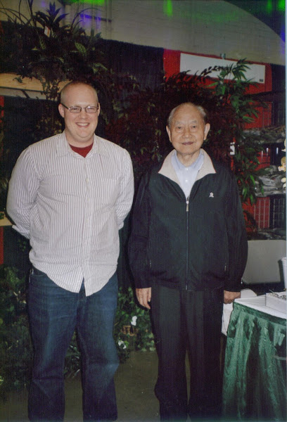 Nathan with Caroline's Dad - 念文跟爸爸