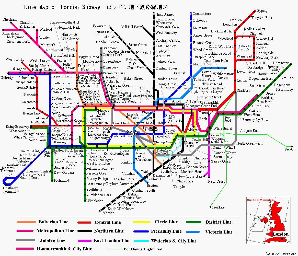 Recorridos Por Londres Mapa
