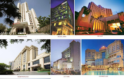Leela Gurgaon, Galaxy Gurgaon, Fortune Select, Gurgaon, Crowne Plaza Gurgaon, Park Premier, Gurgaon, Park Plaza Gurgaon