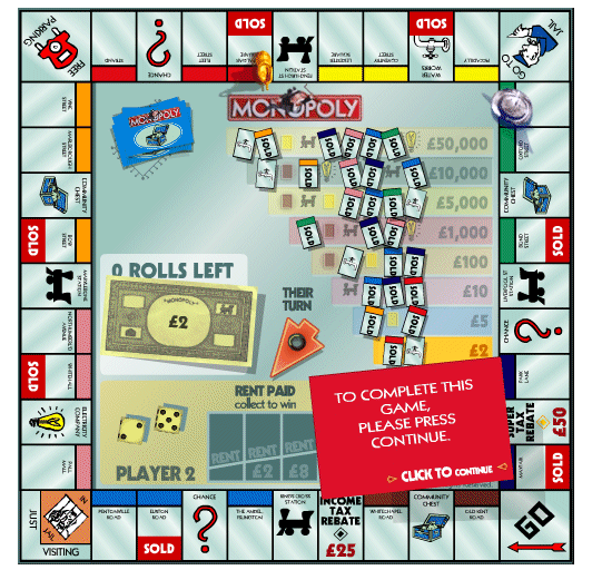 play the national lottery Monopoly Gold