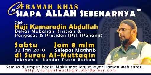 CERAMAH YANG TELAH BERLANGSUNG