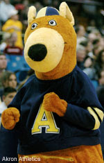 Akron Zips Mascot