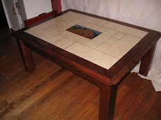 Handmade Tile-Topped Table