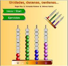 Centenas, decenas y unidades