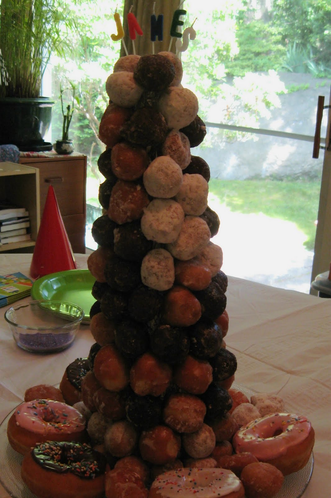 Dunkin� donuts munchkin tower Party ideas Pinterest