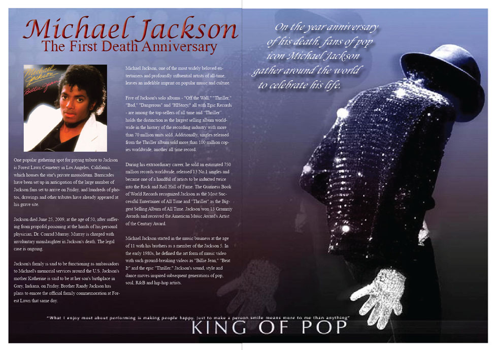 college magazine layout