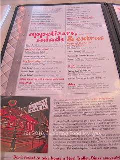 Steel Trolley Diner's Menu Page 2