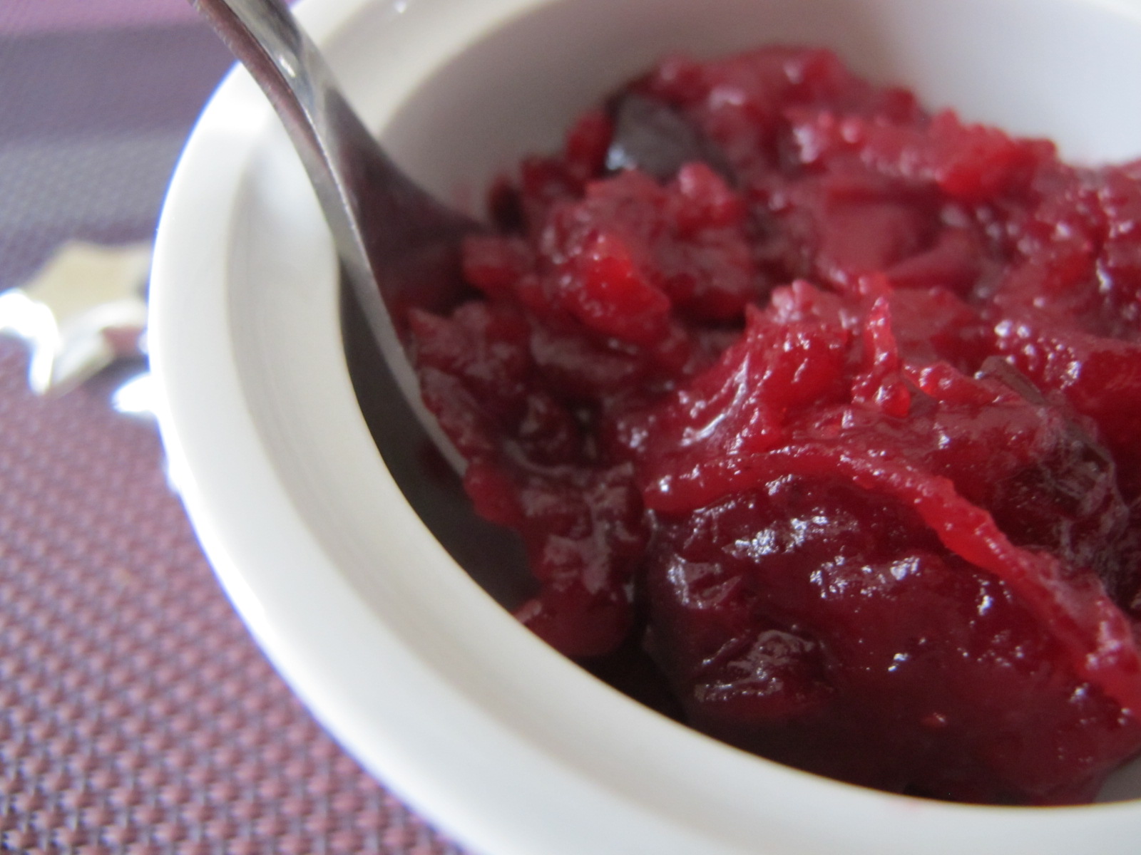 La Popoteuse Sauce aux canneberges, orange et romarin!