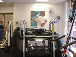 Jonathan Lewis from Balance Physiotherapy on the G-trainer in New York