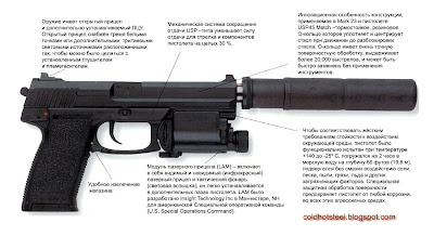 Особенности пистолета Mk23 ModO