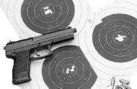 Стрельба из пистолета Mk23 Mod0