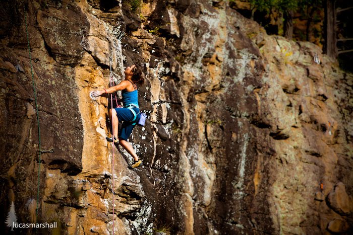 Brittany Griffith Climbing
