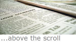 ...above the scroll
