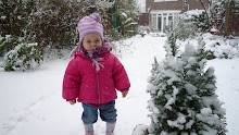 Brrr February snow for Keira