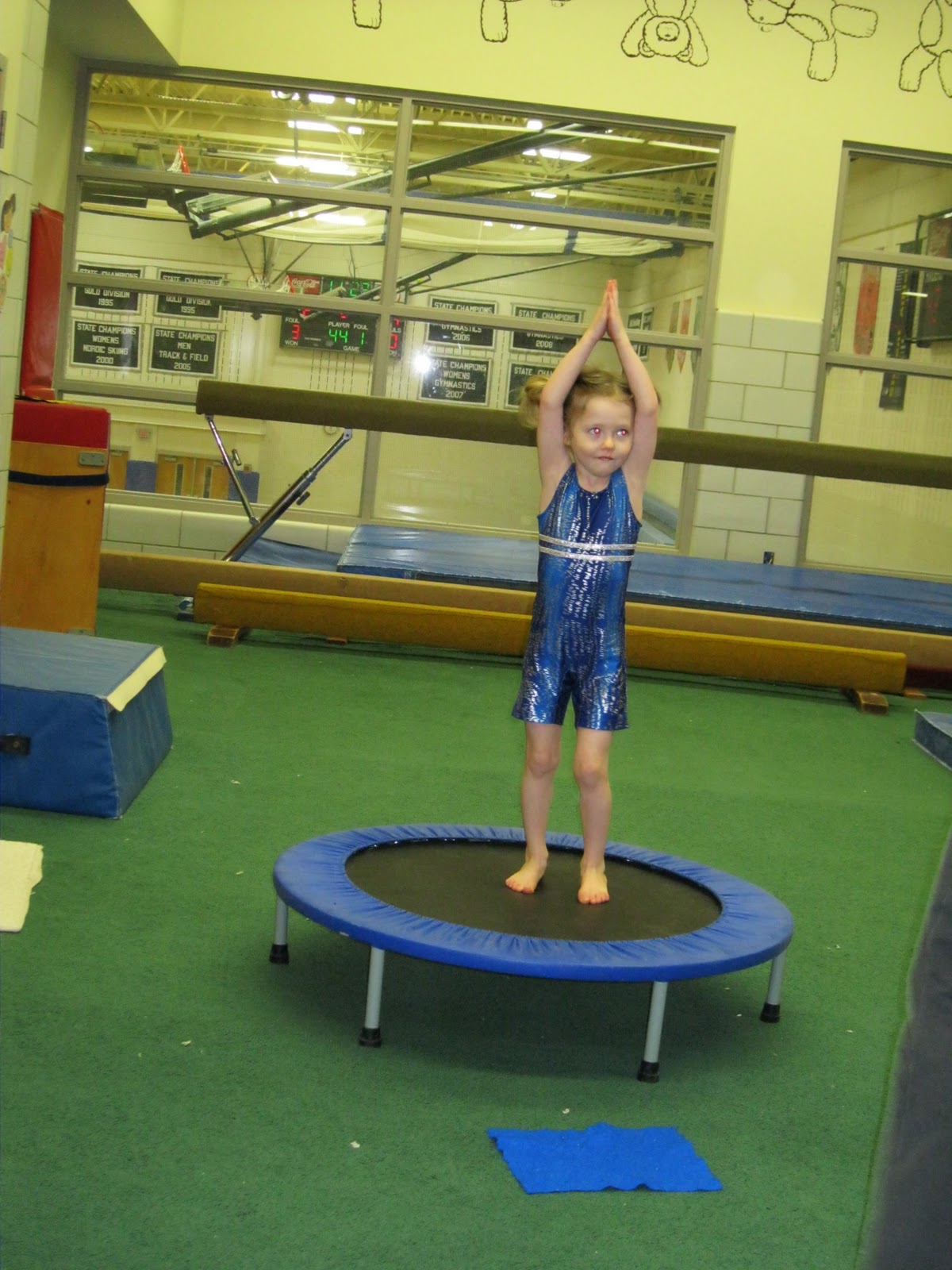 Ella and Zoë Speech Class and Gymnastics
