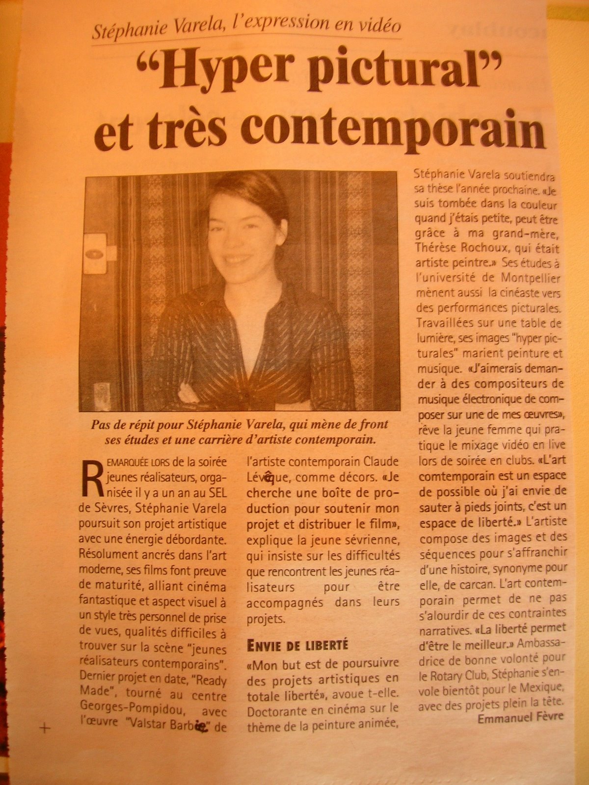 18 AVRIL 2007 : "Toutes les nouvelles de Versailles"