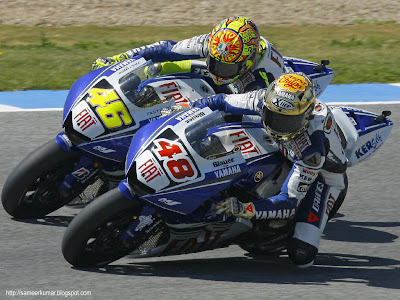 2010 Jorge Lorenzo And Valentino Rossi MotoGp