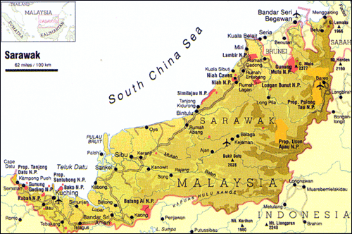 Peta Sarawak