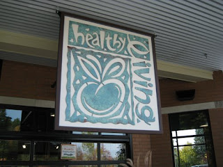 Healthy Living Sign