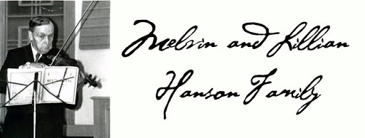 Melvin and Lillian Hanson Family History