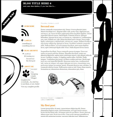 Big Head Blogger Theme