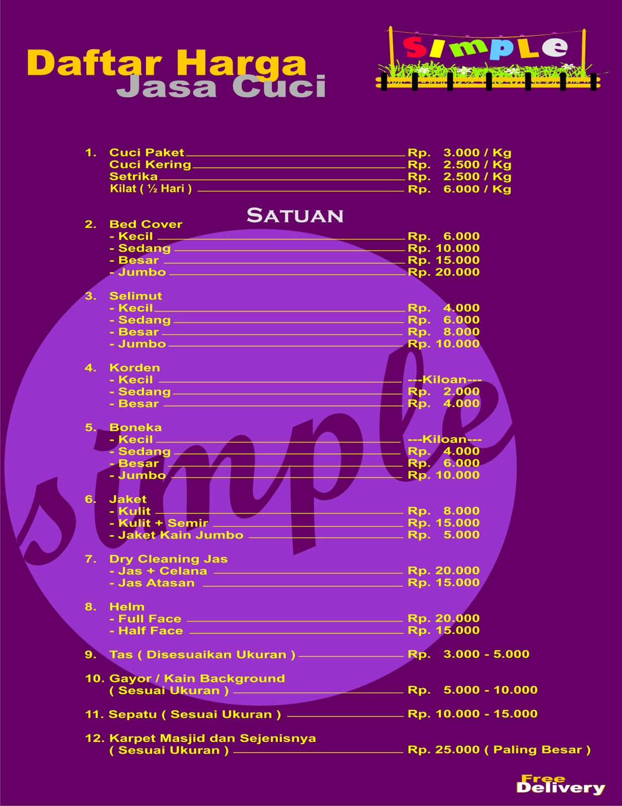 simplelaundry Layanan Cuci di Simple Laundry