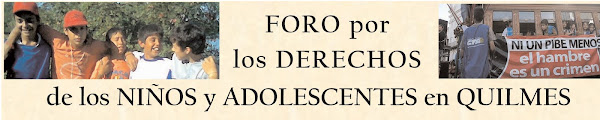 Foro por los Derechos de los Niños y Adolescentes en Quilmes